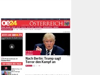 Bild zum Artikel: Nach Berlin: Trump sagt Terror den Kampf an