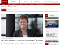 Bild zum Artikel: Berlins Sozialsenatorin sorgt sich um Sicherheit von Flüchtlingen