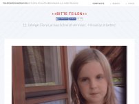 Bild zum Artikel: 11 Jährige Clara Larissa Schmidt vermisst - Hinweise erbeten!