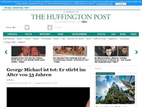 Bild zum Artikel: Popsänger George Michael ist gestorben