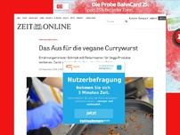 Bild zum Artikel: Verbraucherschutz: Das Aus für die vegane Currywurst