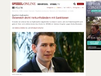 Bild zum Artikel: Abgelehnte Asylbewerber: Österreich droht Herkunftsländern mit Sanktionen