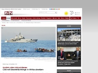 Bild zum Artikel: Gerettete sollen nicht nach Europa: CSU will Bootsflüchtlinge in Afrika absetzen