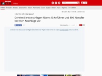 Bild zum Artikel: Halten Sie sich in Europa auf? - Geheimdienste schlagen Alarm: IS-Anführer und 400 Kämpfer bereiten Anschläge vor