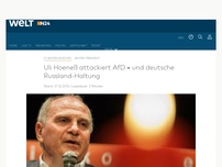 Bild zum Artikel: Bayern-Präsident: Uli Hoeneß attackiert AfD – und deutsche Russland-Haltung