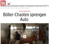 Bild zum Artikel: Silvester-Wahnsinn - Böller-Chaoten sprengen Auto in Berlin