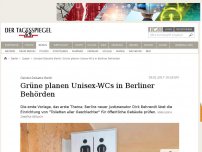 Bild zum Artikel: Berlin plant Unisex-WCs in Behörden