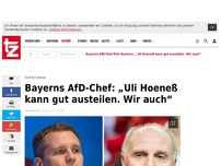 Bild zum Artikel: Bayerns AfD-Chef: „Uli Hoeneß kann gut austeilen. Wir auch“
