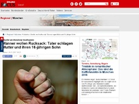 Bild zum Artikel: Überfall am Münchner Goetheplatz - Männer wollen Rucksack: Täter schlagen Mutter und ihren 16-jährigen Sohn
