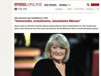 Bild zum Artikel: Alice Schwarzer über Nordafrikaner in Köln: 'Entwurzelte, brutalisierte, islamisierte Männer'