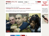 Bild zum Artikel: Erschossener palästinensischer Attentäter: Militärgericht verurteilt israelischen Soldaten