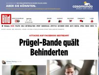 Bild zum Artikel: Vier Festnahmen - Attacke auf Behinderten auf Facebook Live gestreamt