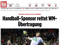Bild zum Artikel: DKB zeigt Spiele im Netz - Handball-Sponsor rettet WM-Übertragung