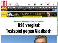 Bild zum Artikel: Hinweis von Mitglied - KSC vergisst  ​Testspiel gegen Gladbach