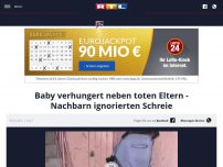 Bild zum Artikel: Baby verhungert neben toten Eltern - Nachbarn ignorierten Schreie