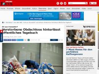 Bild zum Artikel: Elli aus Düsseldorf - Verstorbene Obdachlose hinterlässt öffentliches Tagebuch