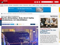 Bild zum Artikel: Bericht des NRW-Kriminaldirektors - Berlin-Attentäter Anis Amri hatte mindestens 14 Identitäten