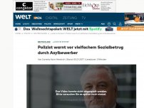 Bild zum Artikel: 'Lücke im System': Polizist warnt vor vielfachem Sozialbetrug durch Asylbewerber