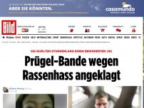 Bild zum Artikel: Vier Festnahmen - Prügel-Bande wegen Rassenhass angeklagt