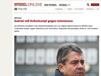 Bild zum Artikel: SPD-Chef: Gabriel will Kulturkampf gegen Islamismus