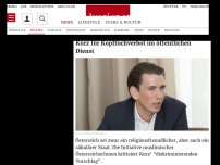 Bild zum Artikel: Kurz für Kopftuchverbot im öffentlichen Dienst