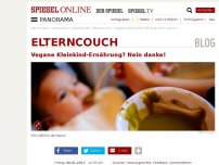 Bild zum Artikel: Elterncouch: Vegane Kleinkind-Ernährung? Nein, danke!