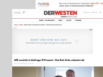 Bild zum Artikel: Sonntagsfrage: AfD erreicht in Umfrage 15 Prozent – Rot-Rot-Grün schmiert ab