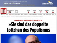 Bild zum Artikel: Wagenknecht und Petry - Tauber: „Sind das doppelte Lottchen des Populismus'
