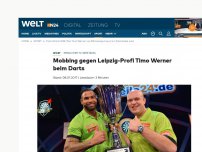 Bild zum Artikel: Peinliches TV-Spektakel: Mobbing gegen Leipzig-Profi Timo Werner beim Darts