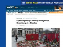 Bild zum Artikel: Nach Terroranschlag von Berlin: Opferangehörige beklagt mangelnde Beachtung des Staates