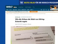 Bild zum Artikel: Abstimmungsvorschriften: Wie die Grünen die Wahl von Göring-Eckardt regeln