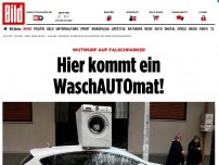 Bild zum Artikel: Wut auf Falschparker - Hier kommt ein WaschAUTOmat!