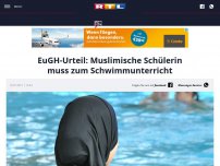Bild zum Artikel: EuGH-Urteil: Muslimische Schülerin muss zum Schwimmunterricht