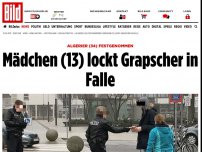 Bild zum Artikel: Algerier festgenommen - Mädchen (13) lockt Grapscher in Falle