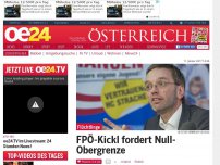 Bild zum Artikel: FPÖ-Kickl fordert Null-Obergrenze
