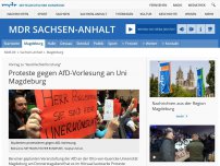 Bild zum Artikel: Studenten verhindern AfD-Vorlesung an Uni Magdeburg