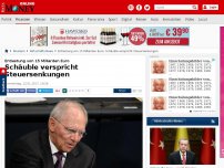 Bild zum Artikel: Entlastung von 15 Milliarden Euro - Schäuble verspricht Steuersenkungen
