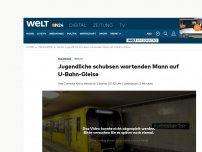 Bild zum Artikel: Berlin: Jugendliche schubsen wartenden Mann auf U-Bahn-Gleise