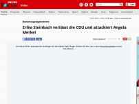 Bild zum Artikel: Bundestagsabgeordnete  - Erika Steinbach verlässt CDU und attackiert Angela Merkel