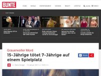 Bild zum Artikel: Grauenvoller Mord: 15-Jährige tötet 7-Jährige auf einem Spielplatz