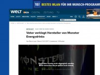 Bild zum Artikel: Nach Herztod seines Sohns: Vater verklagt Hersteller von 'Monster' Energydrinks