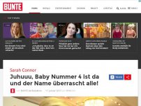 Bild zum Artikel: Sarah Connor: Juhuuu, Baby Nummer 4 ist da und der Name überrascht alle!