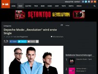 Bild zum Artikel: Depeche Mode: „Revolution“ wird erste Single