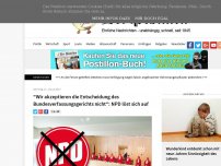 Bild zum Artikel: 'Wir akzeptieren die Entscheidung des Bundesverfassungsgerichts nicht': NPD löst sich auf