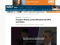 Bild zum Artikel: AfD-Kandidat Maier: Dresdner Richter preist öffentlich die NPD und Höcke
