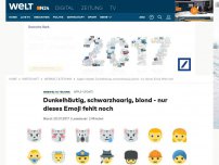 Bild zum Artikel: Apple-Update: Dunkelhäutig, schwarzhaarig, blond - nur dieses Emoji fehlt noch