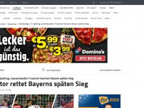 Bild zum Artikel: Weltklasse-Tor rettet Bayern in letzter Minute