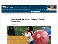 Bild zum Artikel: Klassiker kehrt zurück: Bald können Sie wieder 'Takeshi's Castle' anschauen