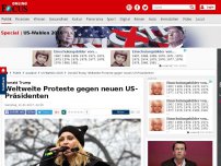 Bild zum Artikel: Donald Trump - Weltweite Proteste gegen neuen US-Präsidenten