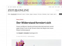 Bild zum Artikel: Women's March: Der Widerstand formiert sich